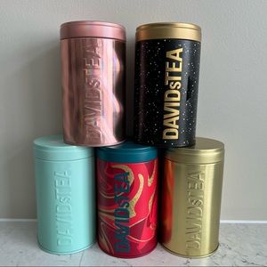 David’s Tea Tins Lot